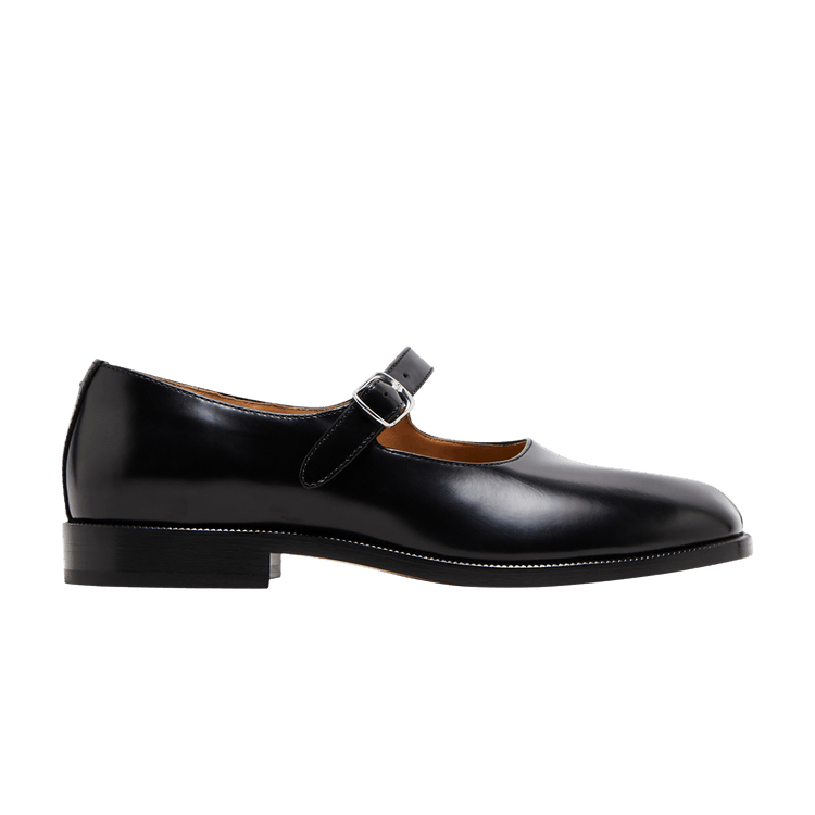 Maison Margiela Wmns Tabi Mary-Jane 'Black Polished Leather'