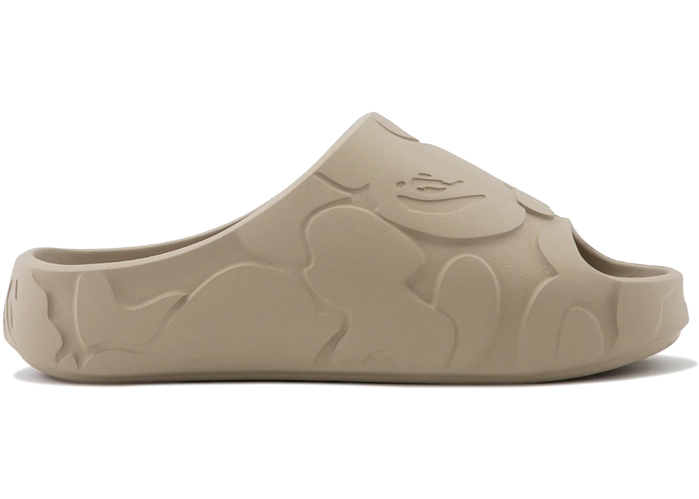 A Bathing Ape Slide #1 Beige Solid Camo