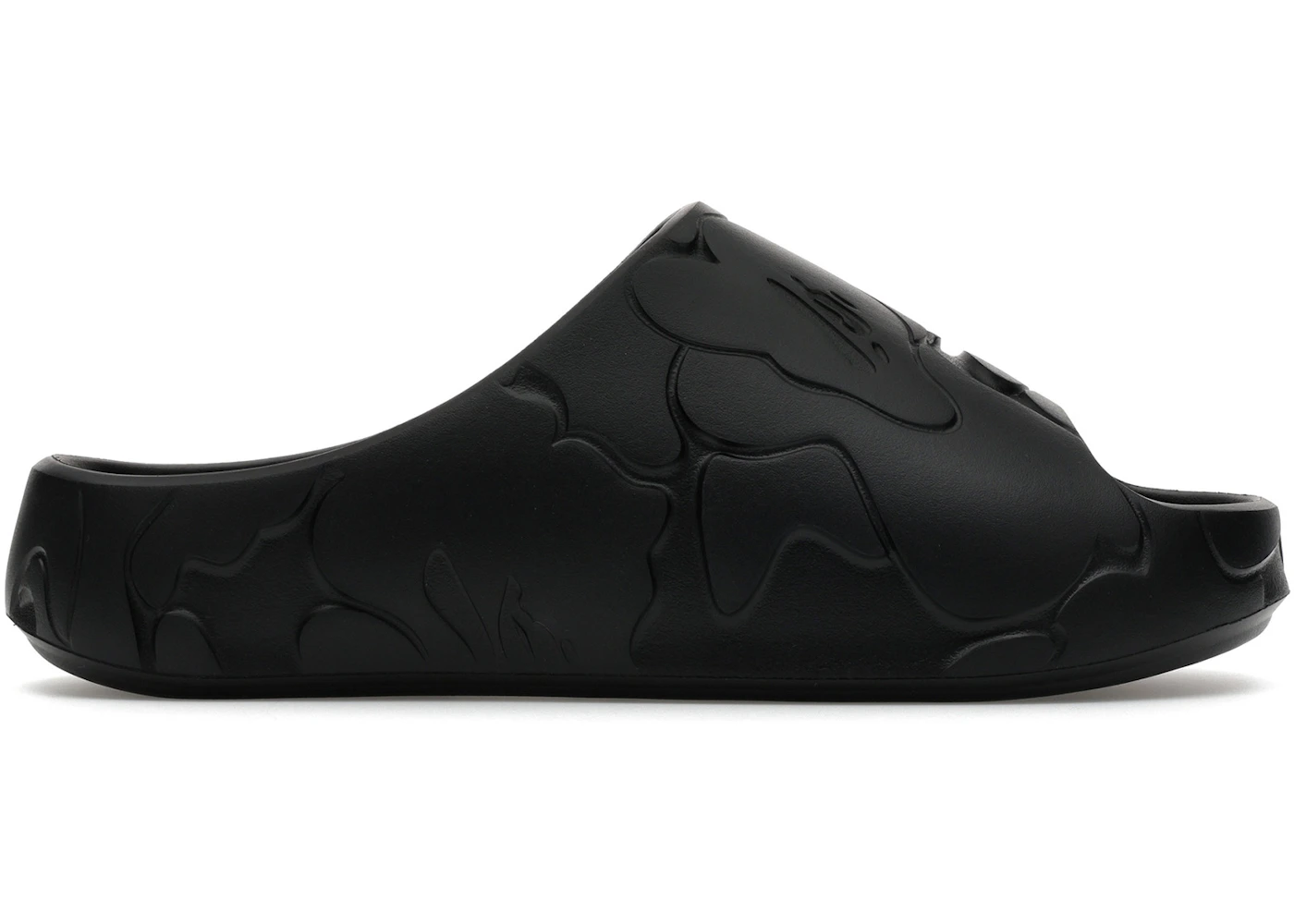 A Bathing Ape Slide #1 Black Solid Camo