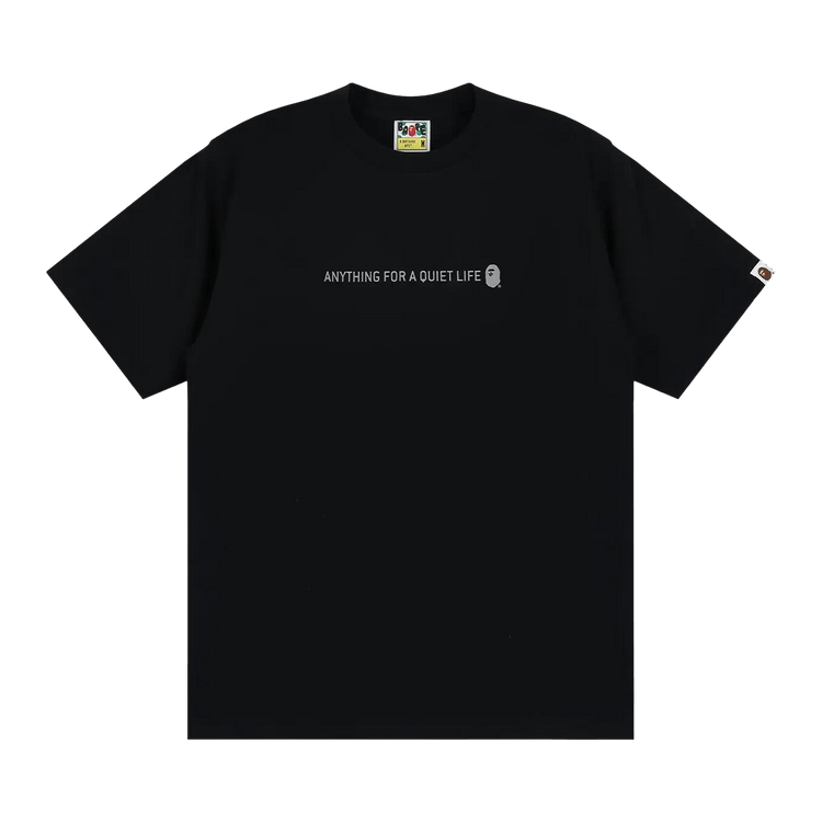 BAPE Reflector Industrial Logo Tee 'Black'