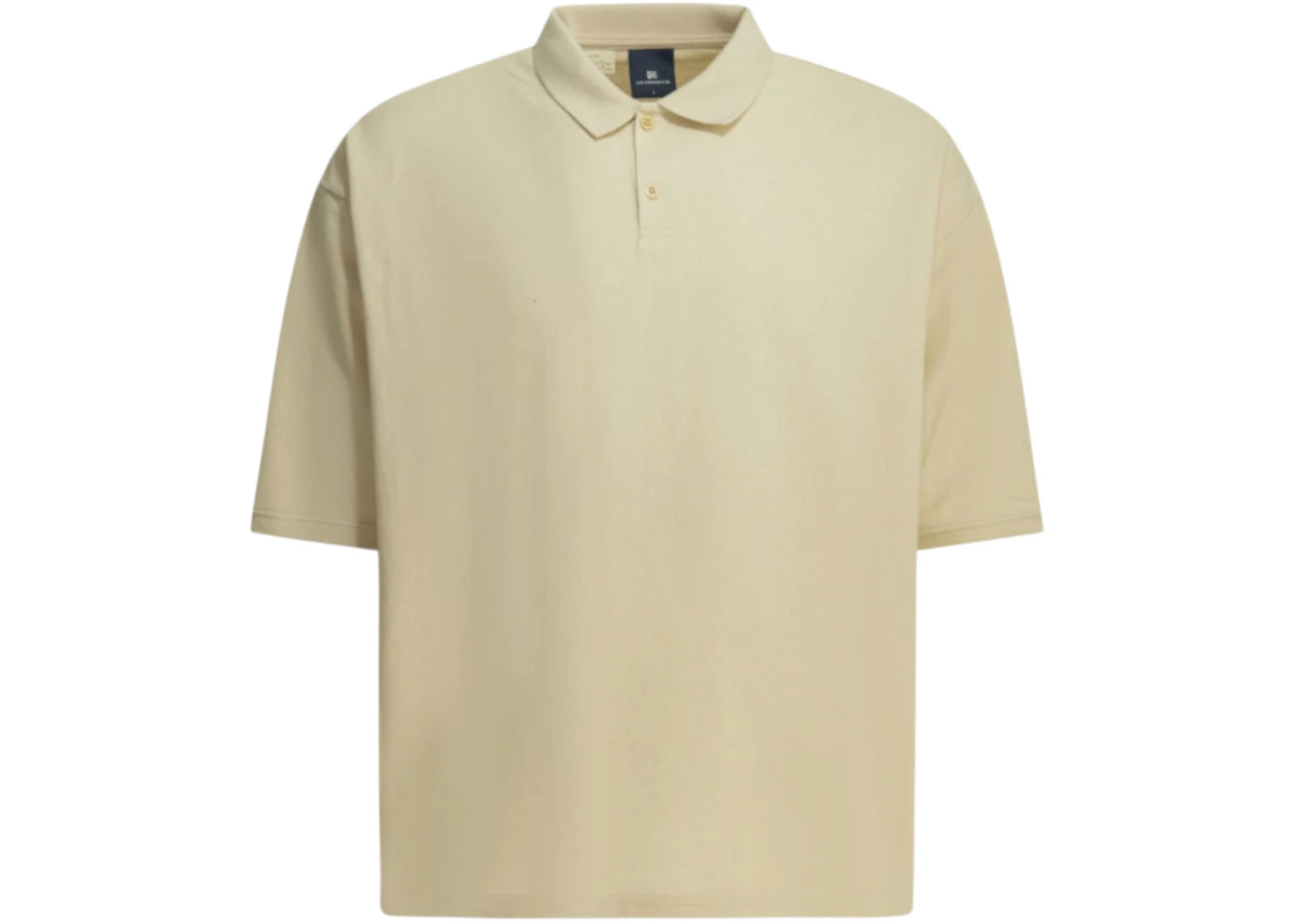 Levis Levi's Blue Tab Polo Buttons Shirt Beige