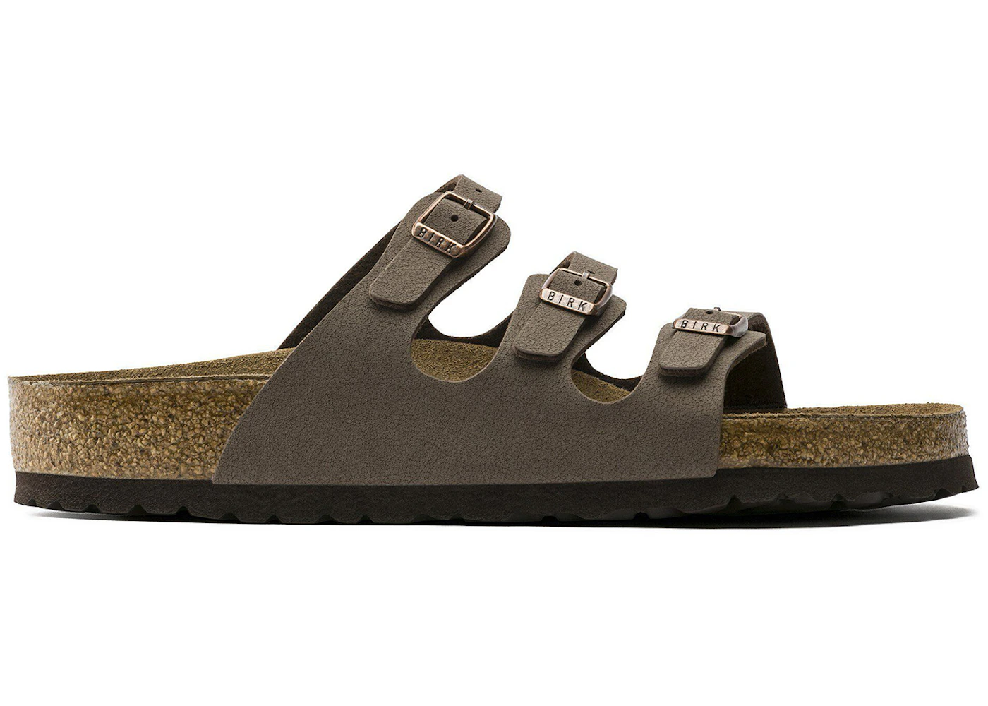 Birkenstock Florida Soft Footbed Birkibuc Mocca