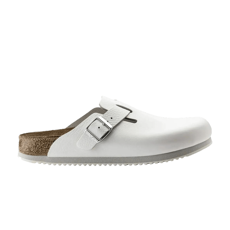 Birkenstock Boston Soft Footbed Sandal 'White'