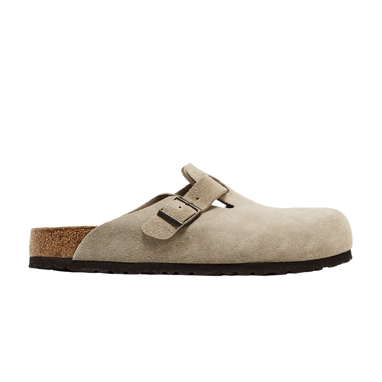 Birkenstock Boston Suede Leather 'Taupe'