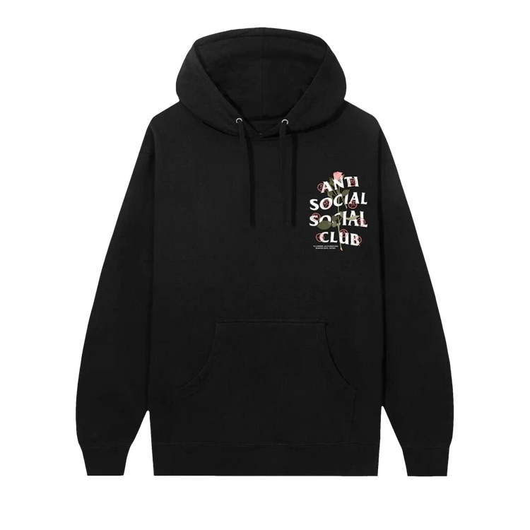 Anti Social Social Club x Sadboyz Pink Rose Hoodie 'Black'