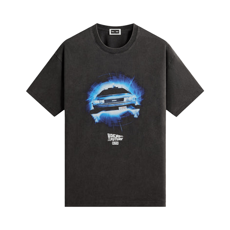 Kith for Back to the Future DeLorean Front Back Vintage Tee 'Black'