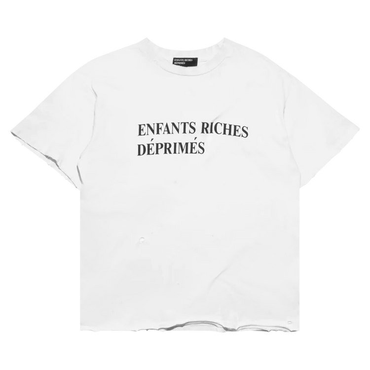 Enfants Riches Déprimés Classic Logo T-Shirt 'Faded Cream/Black'