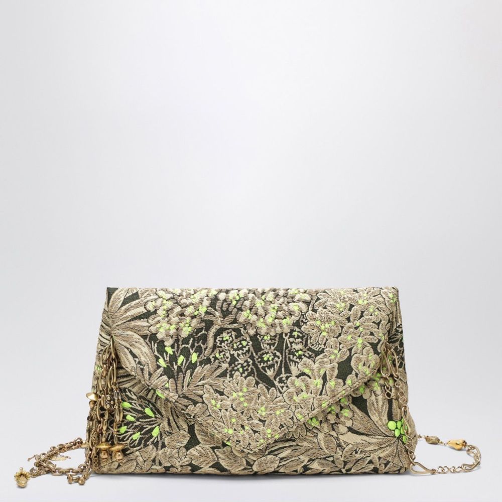 Dries Van Noten Embellished Chain Clutch Bag