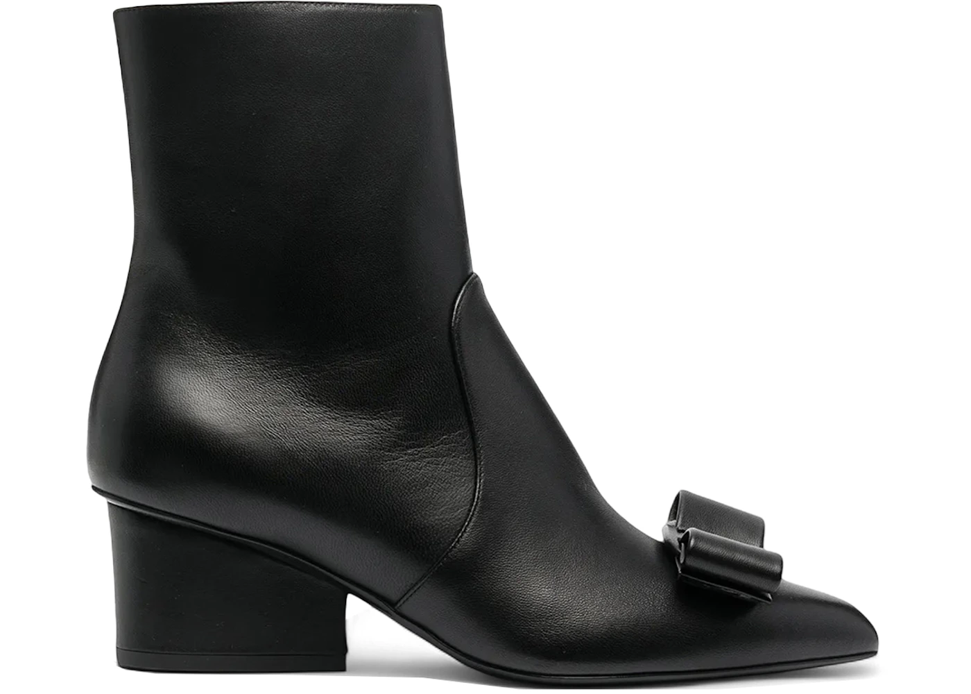 Ferragamo Viva Bow-Detail Boots Black (Women's)