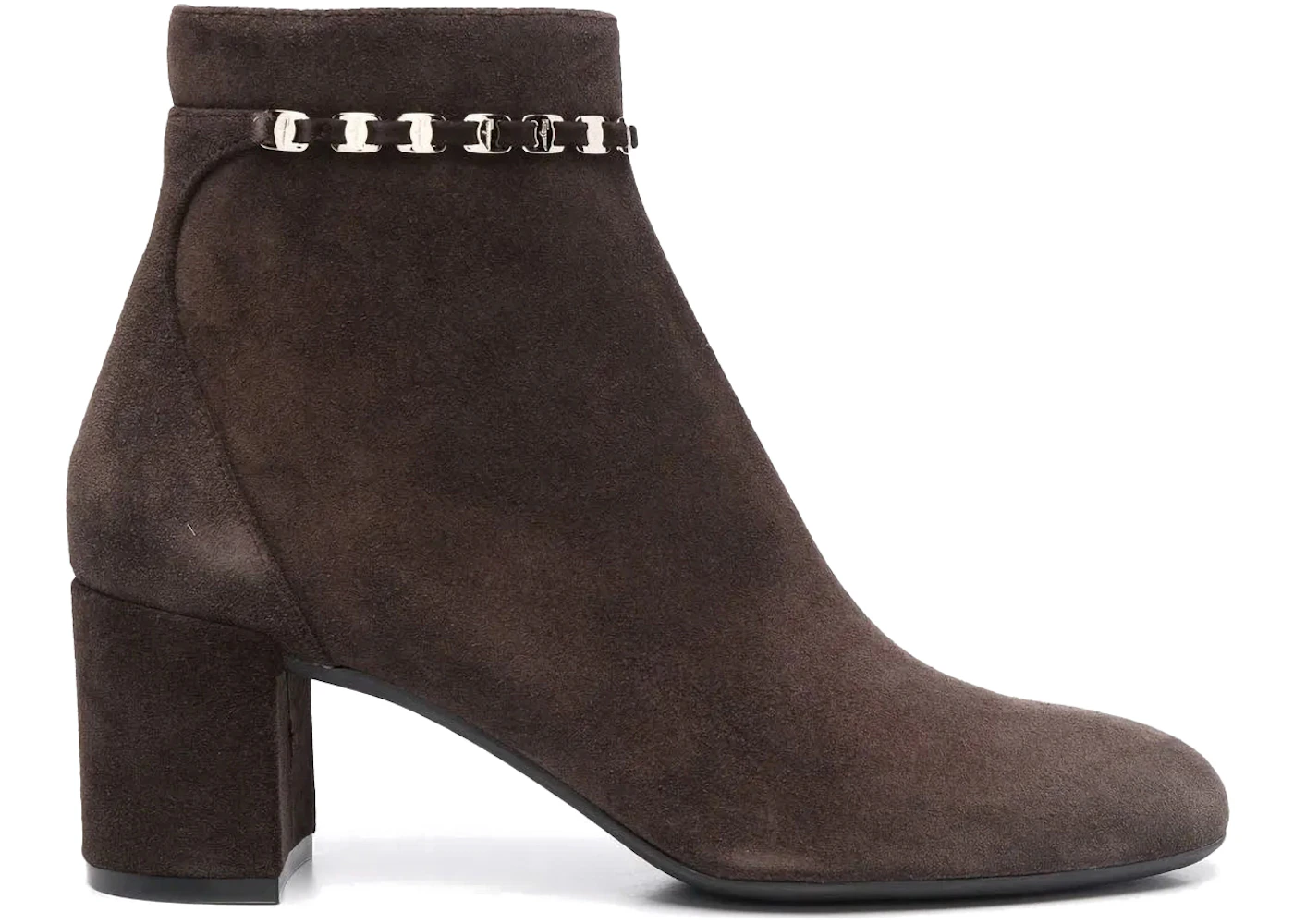 Ferragamo Ghila Suede Ankle Boots Purple (Women's)