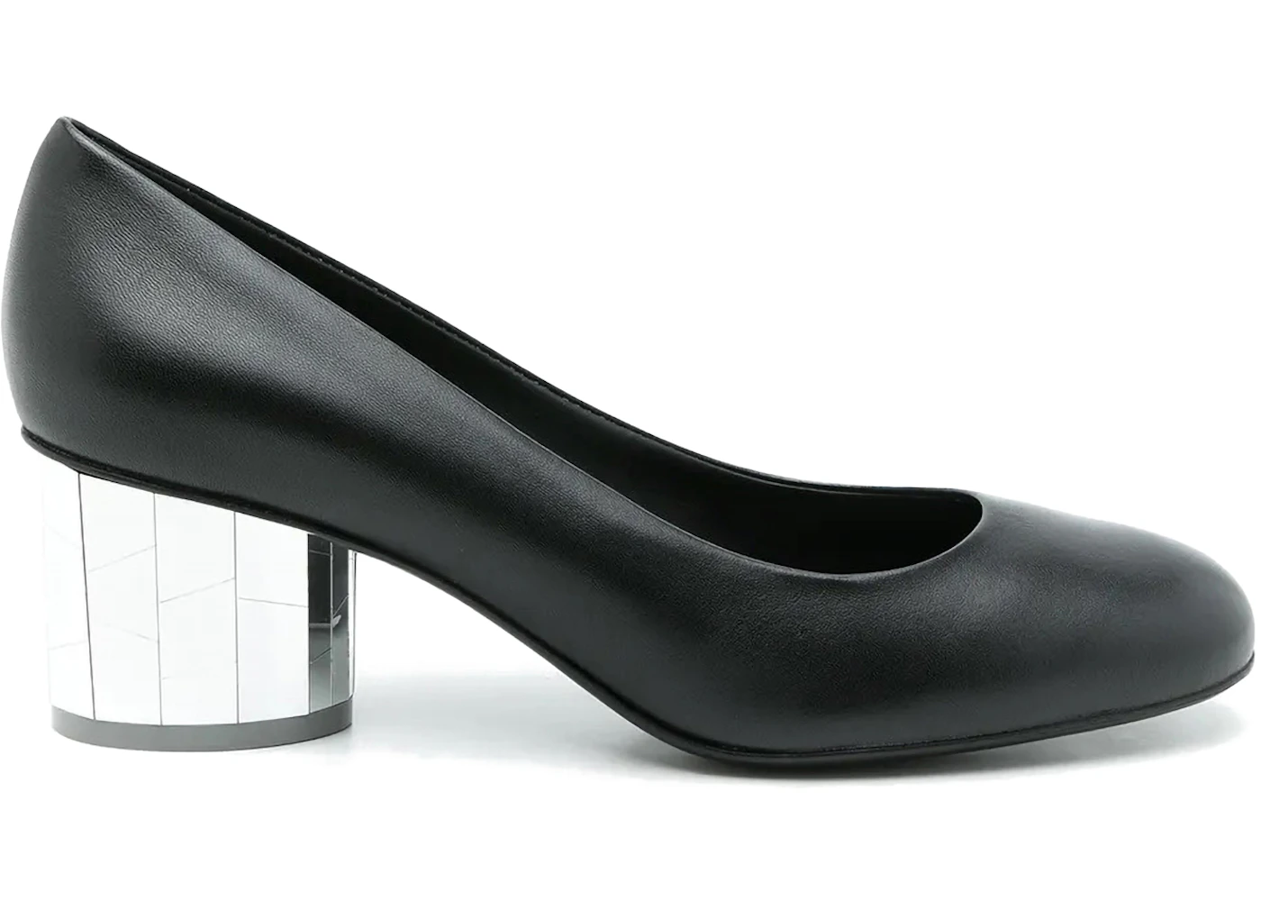 Ferragamo Farrah Slip-On Leather Pumps Black (Women's)