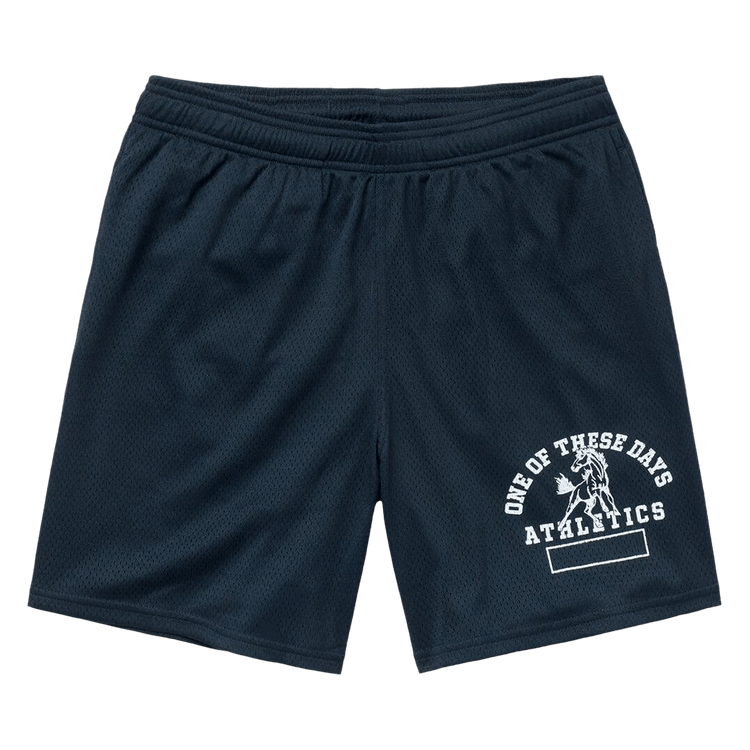 One Of These Days Mustang Athletics Mesh Shorts 'Navy'