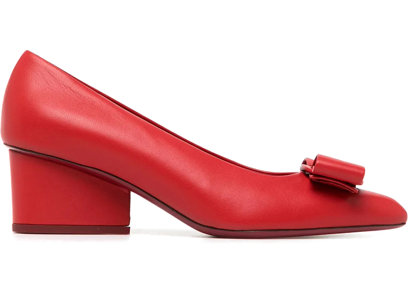Ferragamo Viva 55 Bow Pumps Red (Women's)