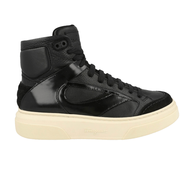 Ferragamo Cassina High Sneaker 'Black'
