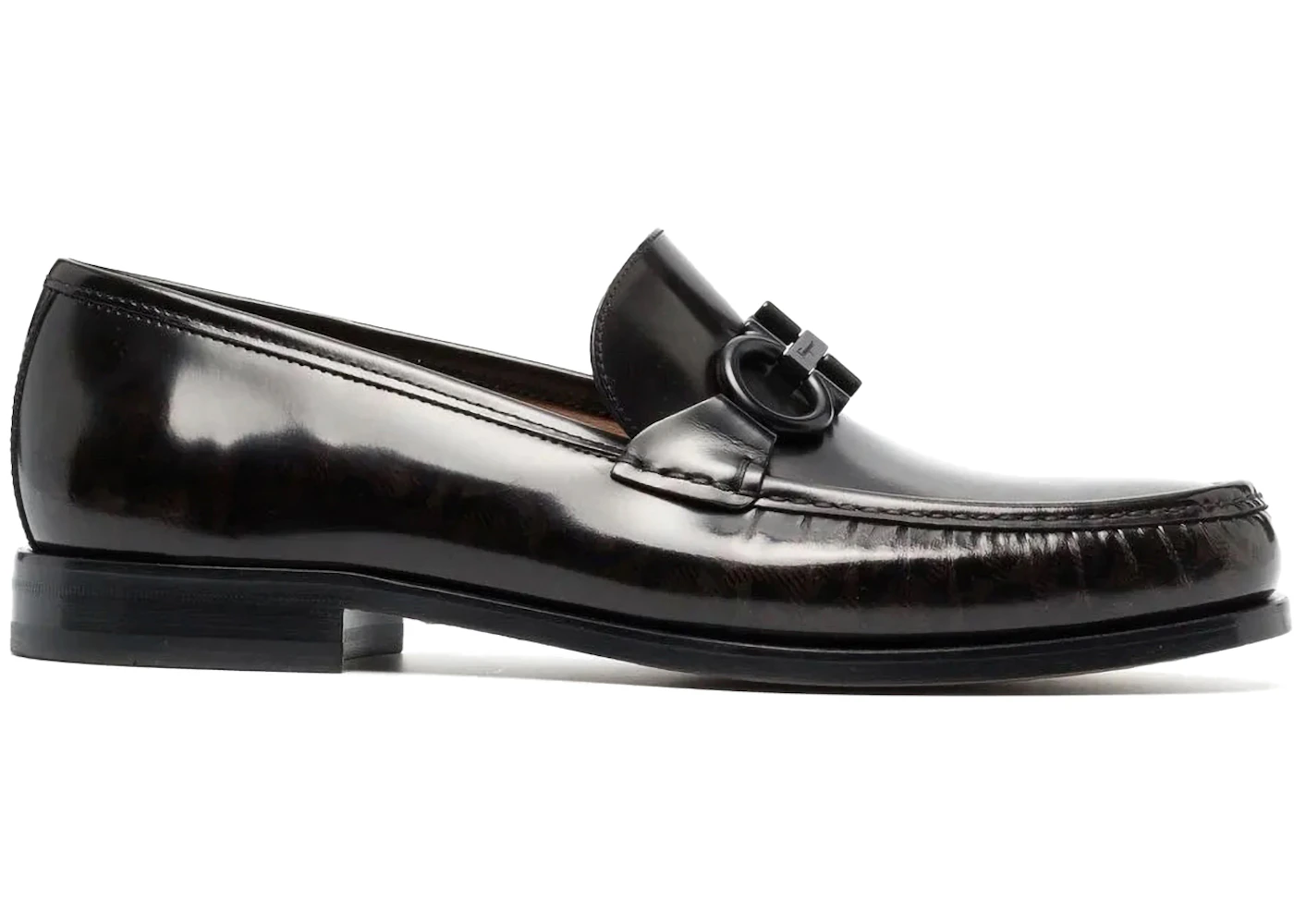 Ferragamo Gancini Horsebit Loafers Brown