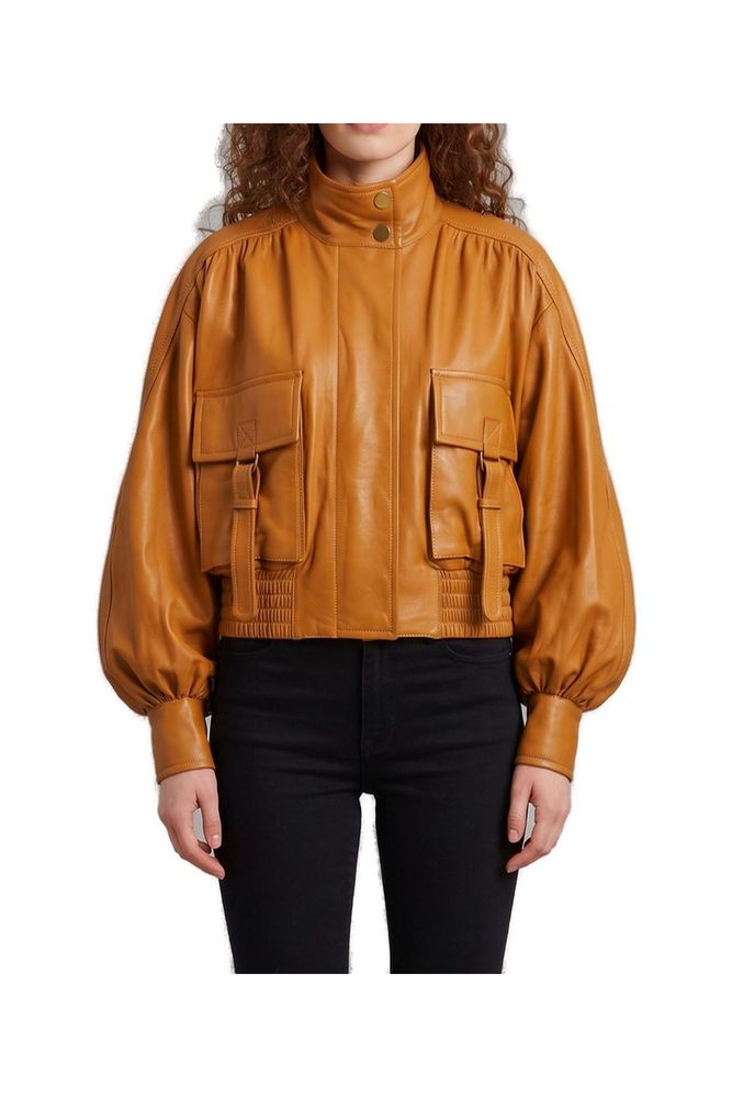 Zimmermann Valiant Leather Biker Jacket