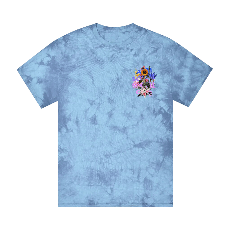 Anti Social Social Club Bouquet For The Old Days Tie Dye Tee 'Blue'