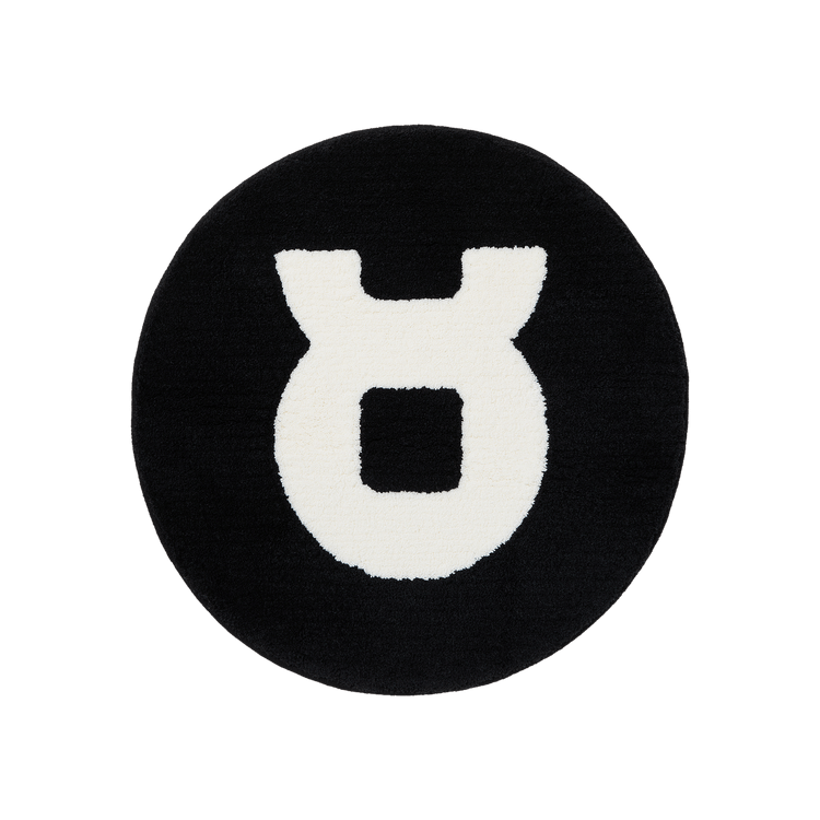 GOAT x Gallery 1950 Horoscope Taurus Rug Black/White