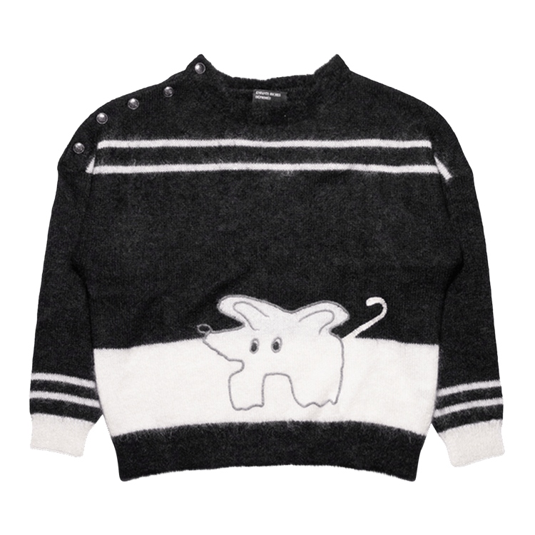 Enfants Riches Déprimés Mohair Rat Sweater 'Black'
