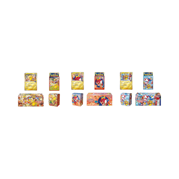 Pokémon 2025 Scarlet & Violet Tohoku/Hiroshima/Fukuoka Pikachu Special Box Set (Japanese Pokemon Center)