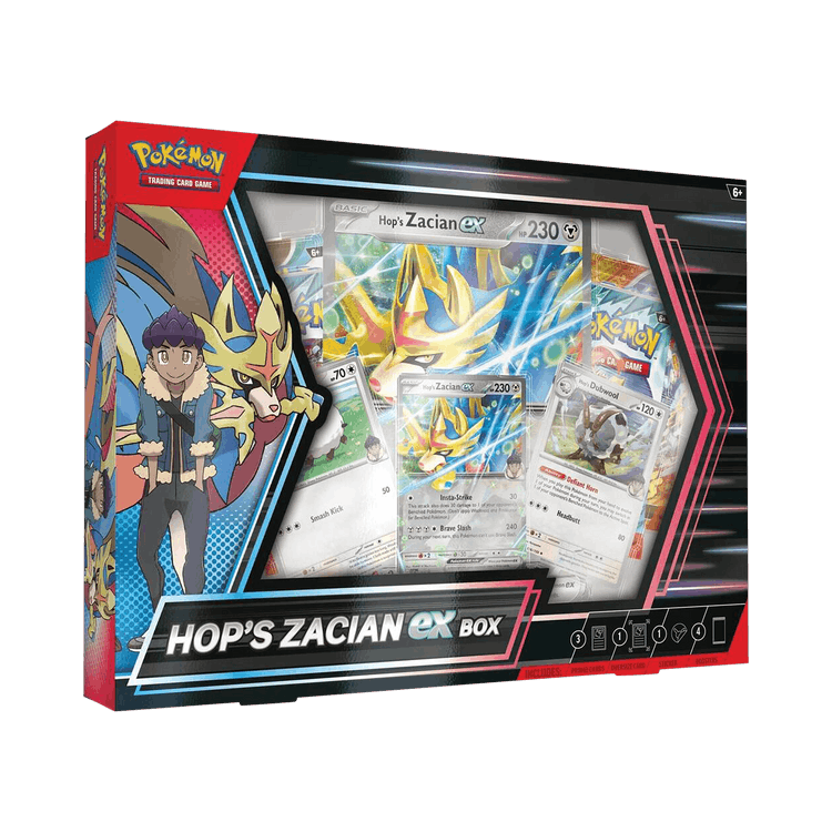 Pokémon Hop's Zacian EX Box