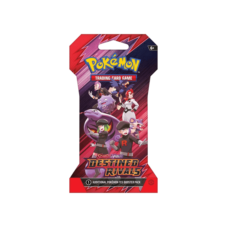 Pokémon Scarlet & Violet: Destined Rivals Sleeved Booster Pack (Team Rocket Artwork)