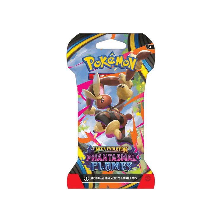 Pokémon Mega Evolution: Phantasmal Flames Sleeved Booster (Mega Lopunny Artwork)