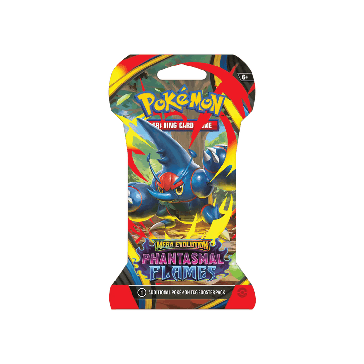 Pokémon Mega Evolution: Phantasmal Flames Sleeved Booster (Mega Heracross Artwork)