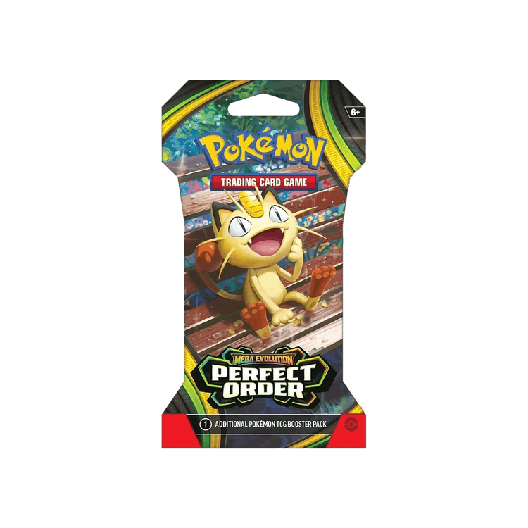 Pokémon Mega Evolution: Perfect Order Sleeved Booster Pack (Meowth Artwork)