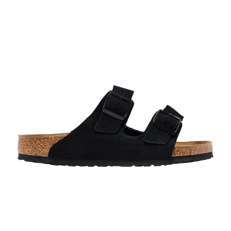 Birkenstock Arizona Soft Footbed Suede 'Black'