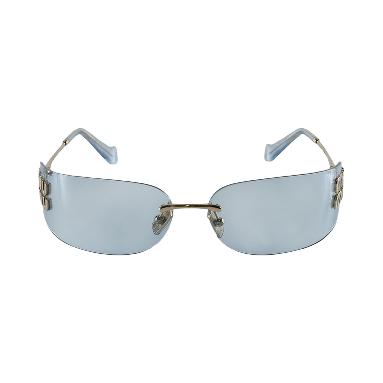 Miu Miu Frameless Sunglasses 'Tan'
