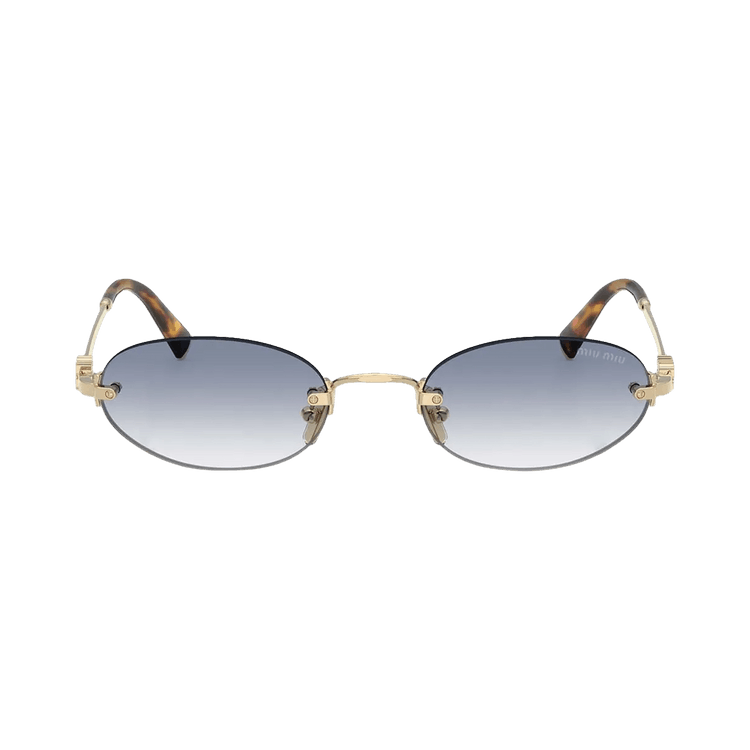 Miu Miu Logo Sunglasses 'Indigo'