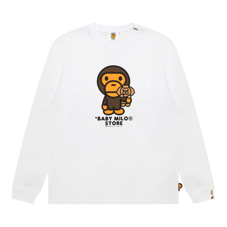 Baby Milo Store Milo Long Sleeve Tee 'White'