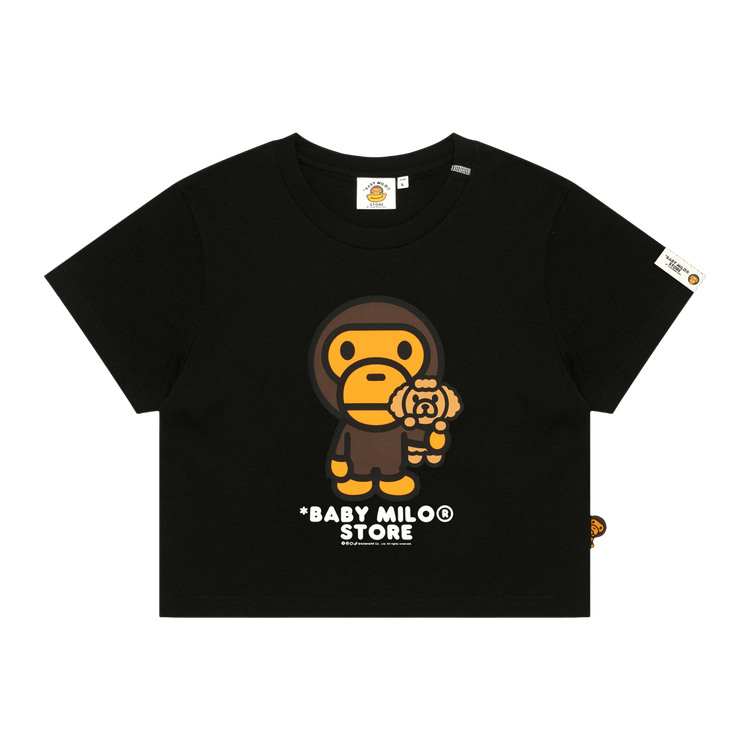 Baby Milo Store Milo Cropped Tee 'Black'