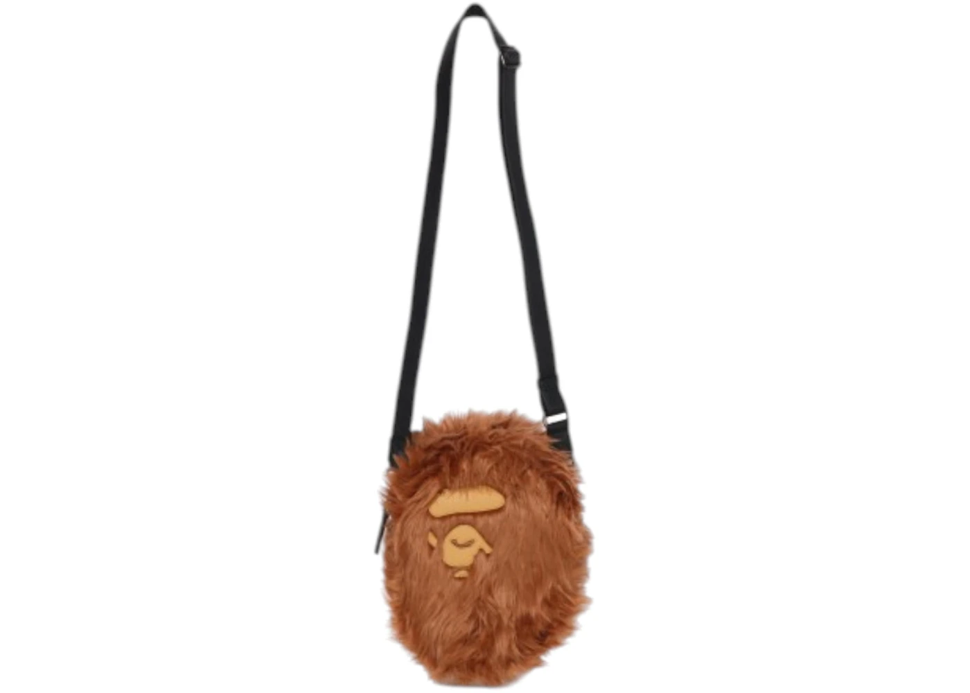 BAPE Ape Head Shoulder Small Bag Brown