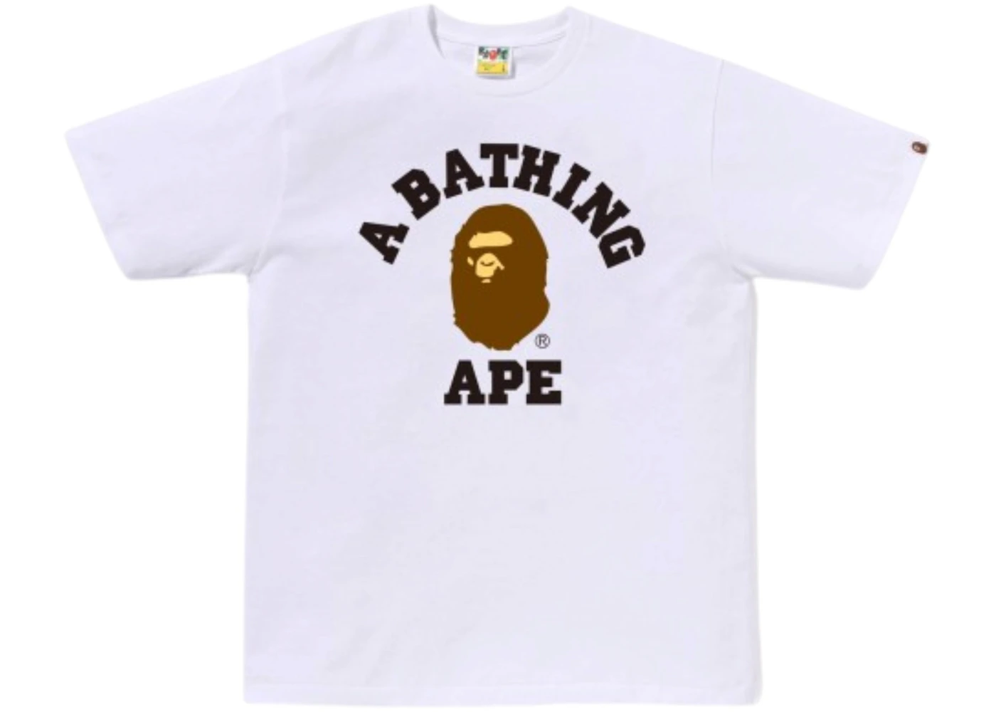 BAPE Essential College T-shirt (FW26) White