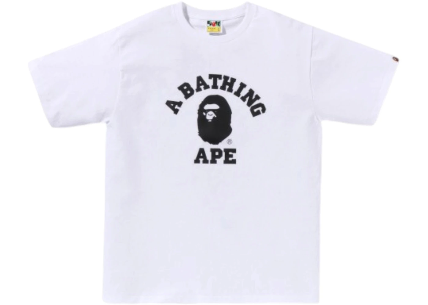 BAPE Crystal Stone Eye College tee White