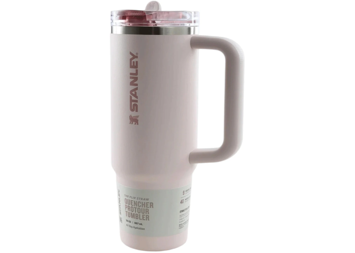 Stanley The Quencher ProTour Flip Straw 30oz Tumbler Pink Rose Quartz