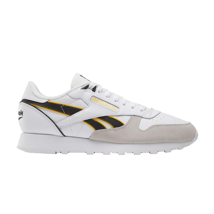 Reebok Classic Leather 'White Black Yellow'