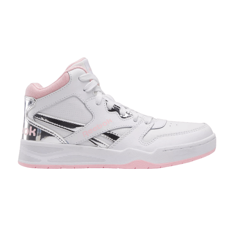 Reebok BB4500 Court Little Kid 'White Pink Glow Chrome'