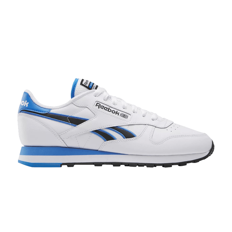 Reebok Classic Leather 'White Kinetic Blue Black'