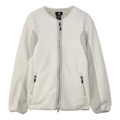 Converse x Slam Jam Jointly Signed Causual Sports Reversible Splicing Jacket Coat Male White