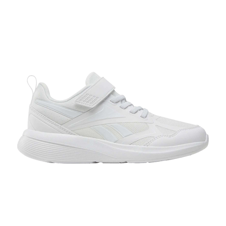 Reebok Rush Runner 6.0 Elastic Lace Top Strap Little Kid 'Triple White'