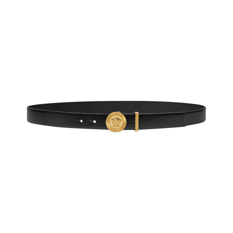 Versace Thin Medusa Biggie Belt 'Black'