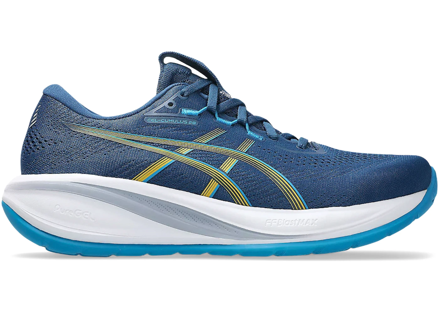 ASICS Gel-Cumulus 28 Twilight Blue Yamabuki