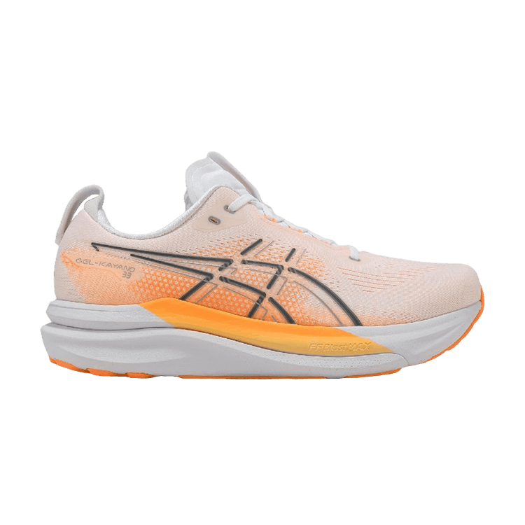 ASICS Gel Kayano 33 'White Stadium Orange'