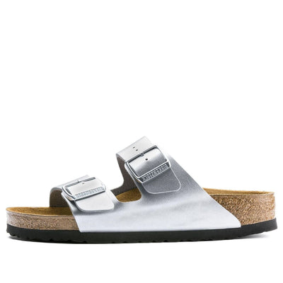 (WMNS) Birkenstock Arizona Birko-Flor 'Silver'