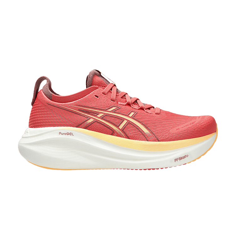 ASICS Wmns Gel Nimbus 27 D Wide 'Dark Pink Clay Orange Glow'