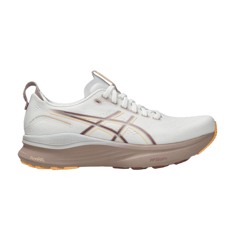 Asics Wmns Gel Kayano 32 Wide 'White Taupe Orange Glow'