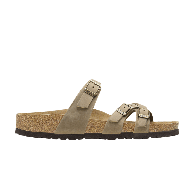 Birkenstock Wmns Franca Oiled Leather Sandal 'Tobacco Brown'